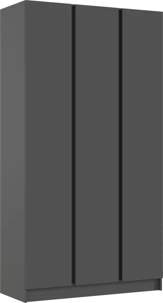 Шкаф 3-х створчатый Келвин 1200 графит