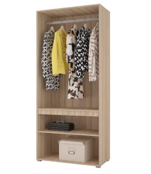 Шкаф 2-х створчатый Анталия дуб сонома/белый софт