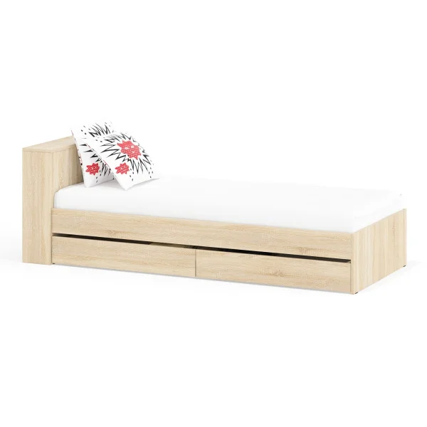 Кровать с ящиками Ксения дуб сонома Кровать с ящиками Ксения дуб сонома