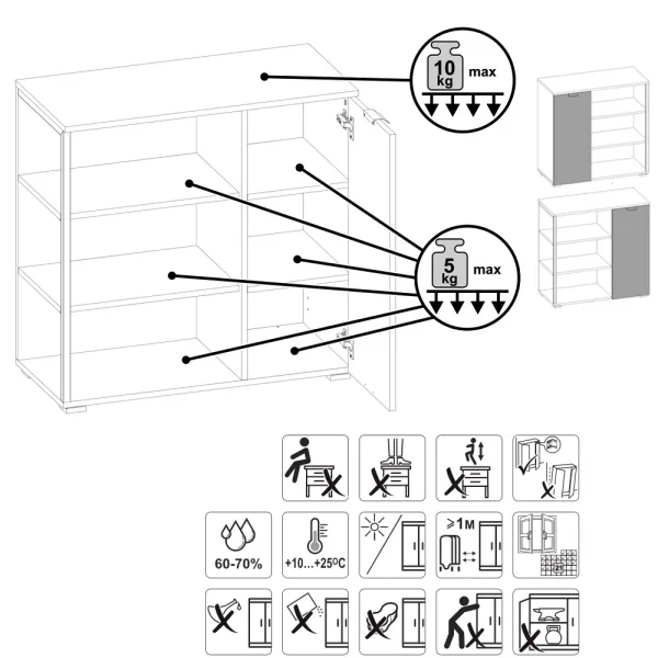 Комод Гранд 16.222 дуб крафт табачный Комод Гранд 16.222 дуб крафт табачный