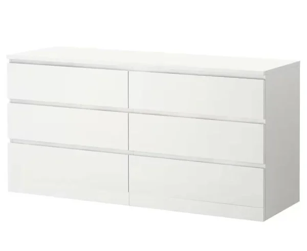 Комод шесть ящиков Варма 6Д белый Комод шесть ящиков Варма 6Д белый