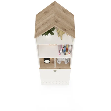 Шкаф комбинированный Эйп 13.14 белый/дуб белый