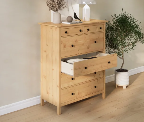 Комод 6 ящиков Кымор светло-коричневый Комод 6 ящиков Кымор светло-коричневый