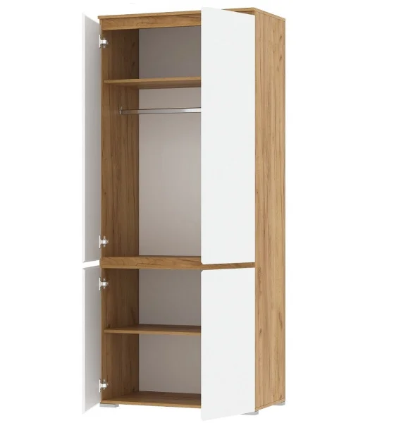 Модульная гостиная Гретта дуб крафт золотой/белый