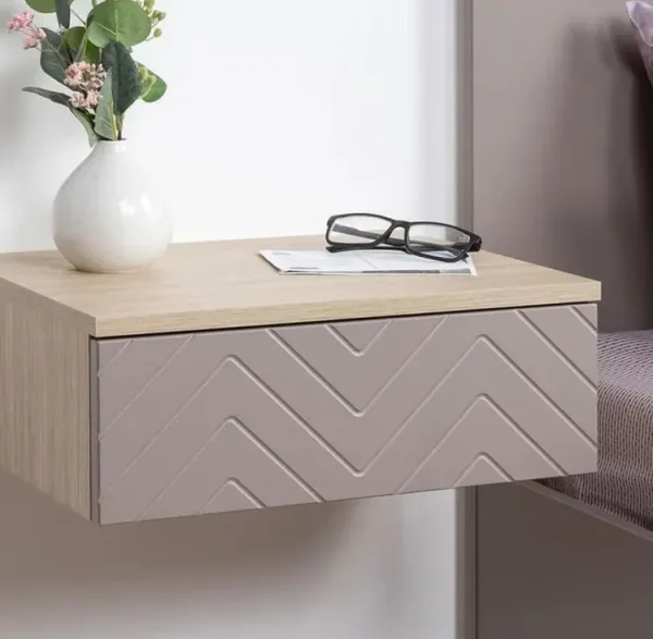 Тумба прикроватная Амьен 16.08 плейн/веллюто капучино Тумба прикроватная Амьен 16.08 плейн/веллюто капучино