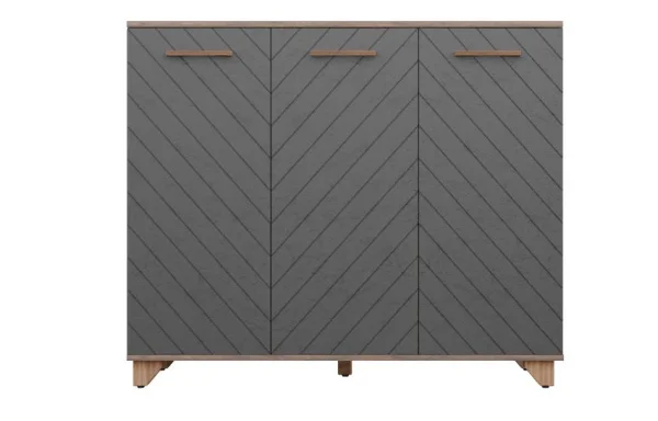 Комод Стокгольм дуб самдал/серый графит Комод Стокгольм дуб самдал/серый графит