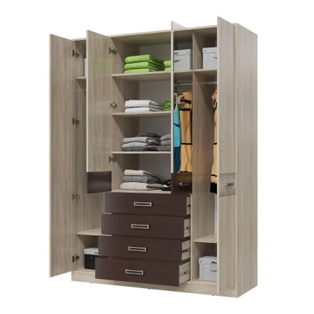 Шкаф Румба 4-4817 дуб сонома/венге