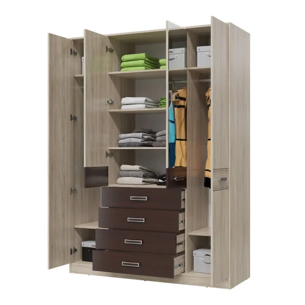 Шкаф Румба 4-4817 дуб сонома/венге