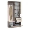 Шкаф с вешалкой Домино 2-3431 бодега тёмный/бодега светлый