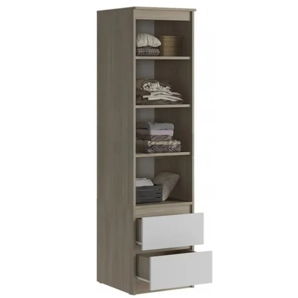 Пенал Челси дуб сонома/белый глянец