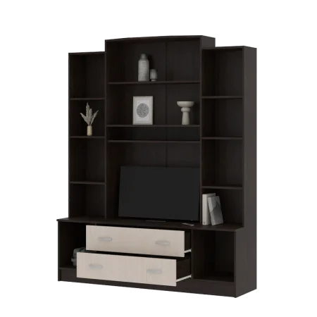 Центральная секция Макарена ТВ-301 венге/дуб белфорт