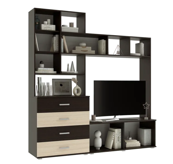 Гостиная Белла венге/дуб беленый