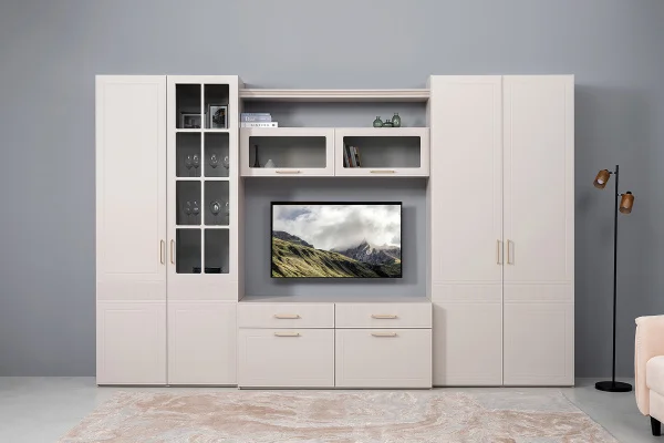 Шкаф-пенал Ричфорд 16.327.01 моно керамика/кашемир