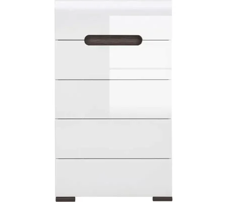 Комод Ацтека KOM5S/10/6 белый глянец Комод Ацтека KOM5S/10/6 белый глянец