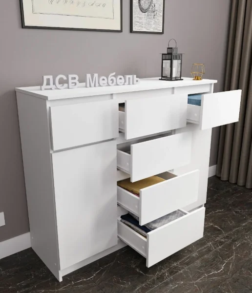 Комод Мори МК 1200.4 белый Комод Мори МК 1200.4 белый