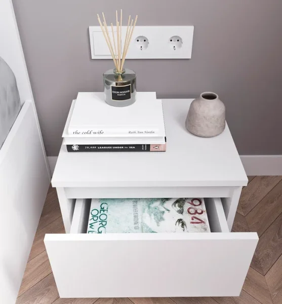 Тумба прикроватная Мори ТПМ 400.1 белый Тумба прикроватная Мори ТПМ 400.1 белый