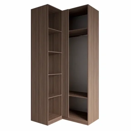 Шкаф угловой Роза 1100 орех франклин/пудра скин тренто