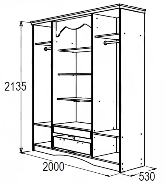 Спальня Ольга-10 белый экспо/жемчужный ясень Спальня Ольга-10 белый экспо/жемчужный ясень