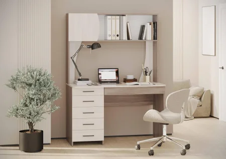 Стол рабочий Сигма 6-0606 бодега тёмный/бодега светлый