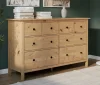 Комод 8 ящиков Кымор светло-коричневый