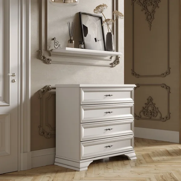 Комод Кентаки KOM4S белый Комод Кентаки KOM4S белый