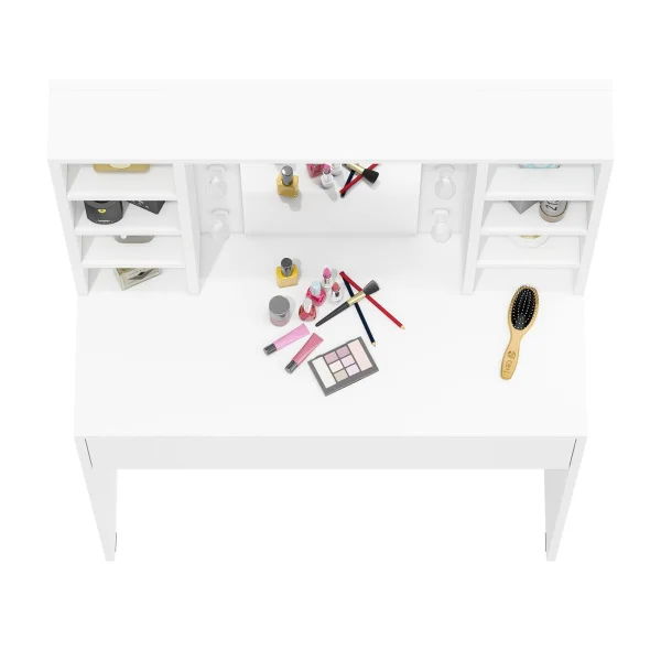 Стол косметический с подсветкой 115 белый Стол косметический с подсветкой 115 белый