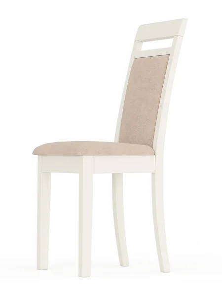 Стул Гольф-12 слоновая кость, ткань велюр бежевый 05 Стул Гольф-12 слоновая кость, ткань велюр бежевый 05