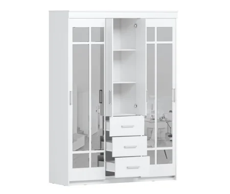 Шкаф-купе Комфорт-6М белый