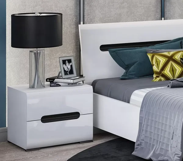 Тумба прикроватная Ацтека KOM2S/4/5 белый глянец Тумба прикроватная Ацтека KOM2S/4/5 белый глянец