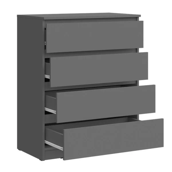 Комод Челси 800 (4 ящика) графит Комод Челси 800 (4 ящика) графит