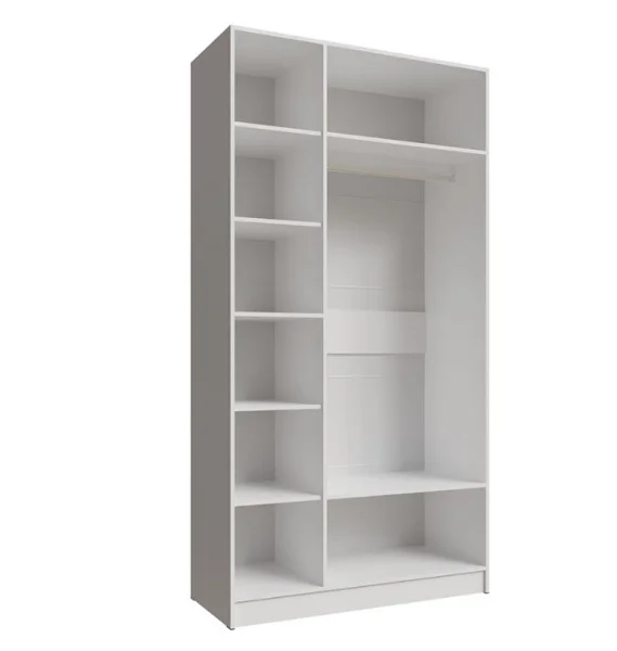 Шкаф Мадрид (1,2) без зеркала белый