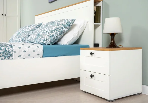 Кровать 11.53 Остин белый шагрень Кровать 11.53 Остин белый шагрень