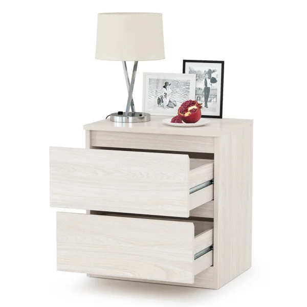 Тумба прикроватная Ника 16.02 ясень анкор светлый Тумба прикроватная Ника 16.02 ясень анкор светлый