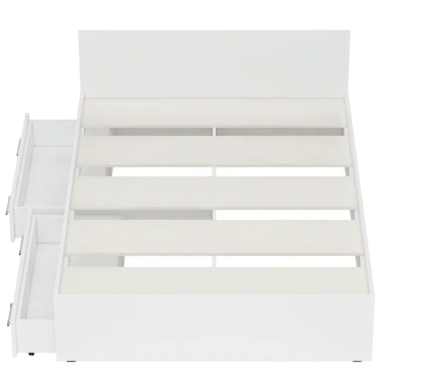 Кровать Стандарт с ящиками белый Кровать Стандарт с ящиками белый