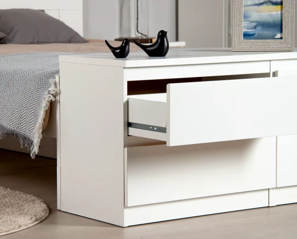 Тумба Кастор 4 ящика белый