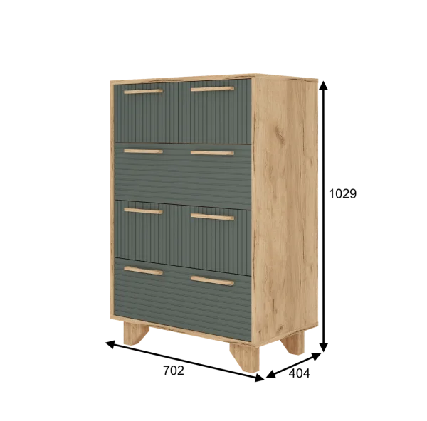 Комод Ньерд 700.5 дуб вотан/можжевельник Комод Ньерд 700.5 дуб вотан/можжевельник