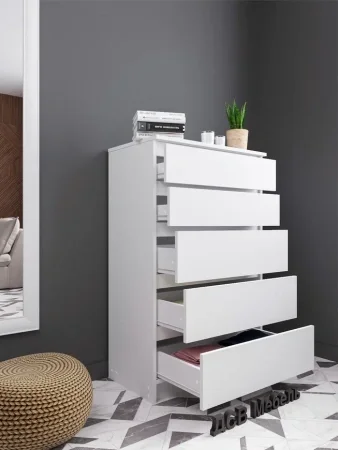 Комод высокий Мори МК 700.5 белый Комод высокий Мори МК 700.5 белый