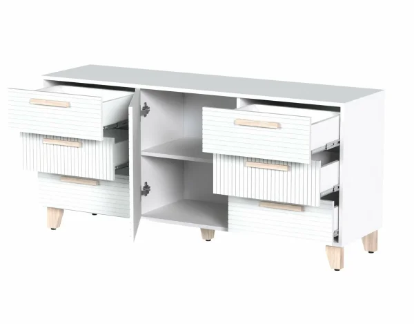 Комод Копенгаген белый/белый матовый Комод Копенгаген белый/белый матовый