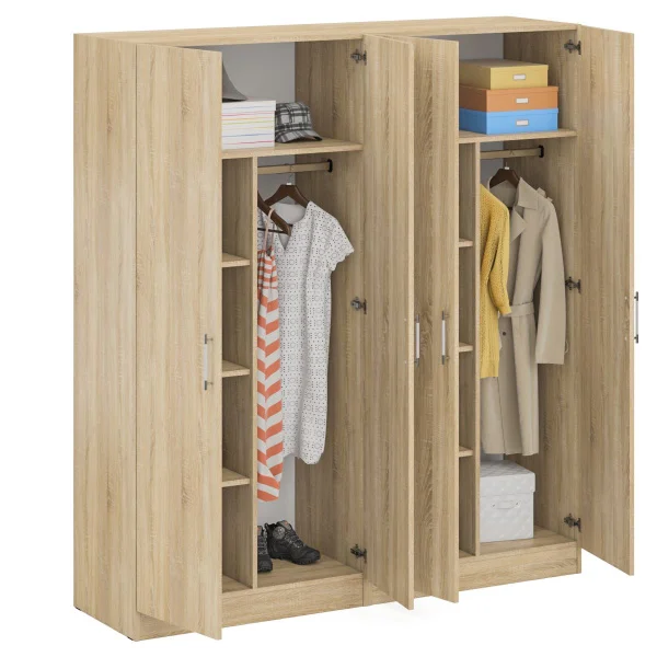 Шкаф 2-х створчатый Стандарт комплект 2 шт, дуб сонома