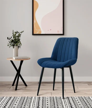 Стул Канцлер синий (2 шт)