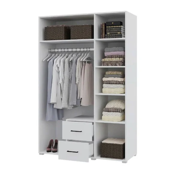 Шкаф Victor (Виктор) 3-х створчатый/2 ящика белый