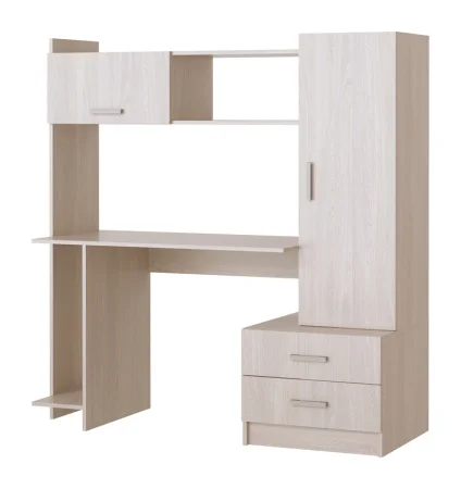 Стол компьютерный ПКС-7 ясень анкор светлый