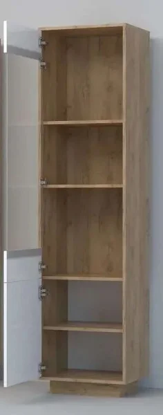 Пенал Эго ПС-1 (ПД) дуб крафт золотой/белый глянец Пенал Эго ПС-1 (ПД) дуб крафт золотой/белый глянец