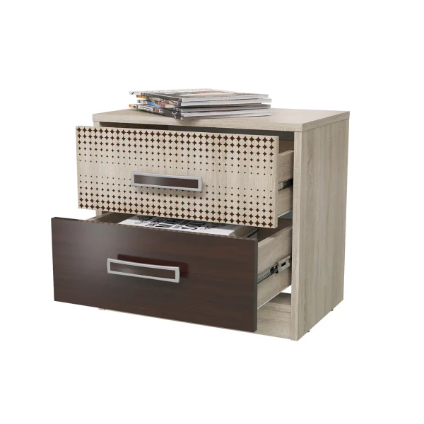 Тумба прикроватная Румба 4-0924 дуб сонома/венге Тумба прикроватная Румба 4-0924 дуб сонома/венге