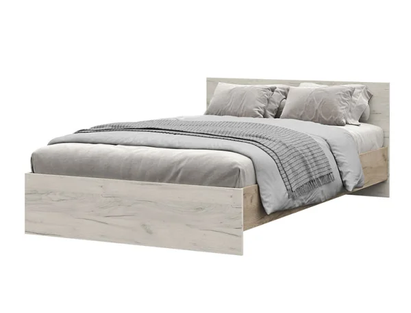 Кровать Бася дуб крафт серый/дуб крафт белый Кровать Бася дуб крафт серый/дуб крафт белый