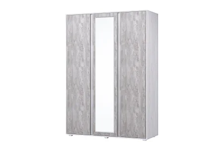 Шкаф распашной Бетти анкор светлый/бетонный камень