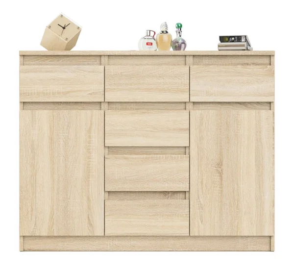 Комод с ящиками и дверками МК 1200.4 дуб сонома Комод с ящиками и дверками МК 1200.4 дуб сонома