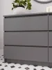 Комод шесть ящиков Мори МК 1380.6 графит