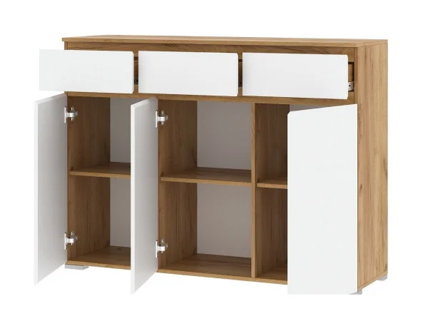 Комод Гретта 3С3Я дуб крафт золотой/белый Комод Гретта 3С3Я дуб крафт золотой/белый