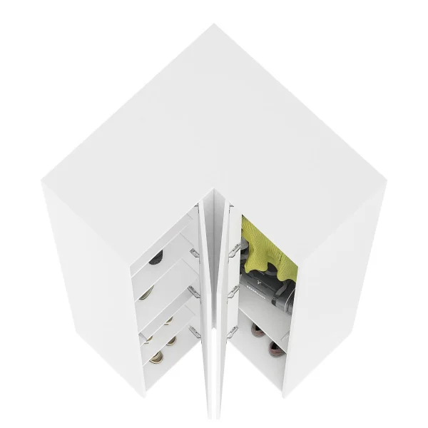 Угловой шкаф МШУ 960.1 белый Угловой шкаф МШУ 960.1 белый